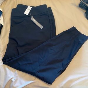 Black skinny ankle pants